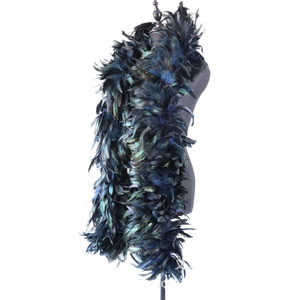 Plumas Artificiales de Gallo, Boa de Plumas de Gallo Rojo de 5-7 Pulgadas, Plumas de Gallo Schlappen para Fiestas, Decoración del Hogar y Espectáculos - Product Image 6