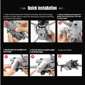 STARTRC - Proveedor de Linternas para Drones, Luz Nocturna Recargable con <span class=keywords><strong>2</strong></span> Horas de Duración para Accesorios de Drones <span class=keywords><strong>DJI</strong></span> <span class=keywords><strong>Mini</strong></span> 5 Pro - Product Image 3