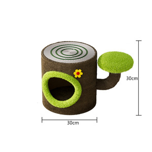 Árbol rascador universal vertical multicapa extragrande para gatos, con zona de descanso y muebles para trepar - Product Image 4