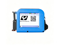 Imprimante portable AOMATEC 12,7 mm avec poignée amovible pour l'impression de date, heure, comptage, code QR, code-barres, logo sur presque tous les matériaux