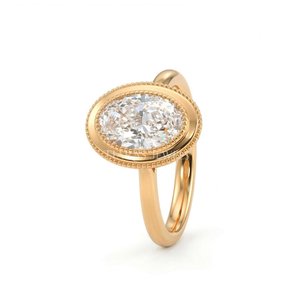 Bague ajustable en argent sterling 925 de luxe avec diamant, bijoux fins classiques avec sertissage de pierres brillantes et polissage de qualité supérieure - Product Image 3