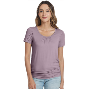 <span class=keywords><strong>Camisas</strong></span> <span class=keywords><strong>de</strong></span> maternidad personalizadas para mujer, camisetas <span class=keywords><strong>de</strong></span> <span class=keywords><strong>lactancia</strong></span> <span class=keywords><strong>de</strong></span> manga corta para amamantar, ropa <span class=keywords><strong>de</strong></span> doble capa, camisa informal - Product Image 4