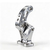 Support de bras en aluminium courbé, pièces de précision usinées CNC sur mesure pour équipement robotique