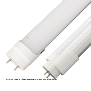 OEM & ODM 240cm 2400mm 8ft <span class=keywords><strong>T8</strong></span> dẫn ống ánh sáng 36W 40W 48W 50W 100W 120W thương mại kính tiết kiệm năng lượng nhôm hồ sơ PC đèn - Product Image 1