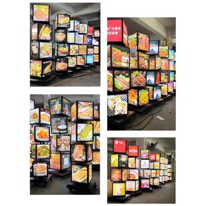 Quay LED Bảng menu <span class=keywords><strong>lightbox</strong></span> <span class=keywords><strong>4</strong></span> lớp Cubic hiển thị quay vòng quảng cáo hộp đèn cho phục vụ cửa hàng & cửa hàng - Product Image 5