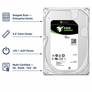 ST8000NM0055 ฮาร์ดดิสก์ภายในแบบ SATA 3.0 ความเร็ว 4200 รอบต่อนาที ความจุ 103MB ไร้สาย สำหรับเซิร์ฟเวอร์ เครือข่ายจัดเก็บข้อมูล NAS NVR รุ่นใหม่ - Product Image 3