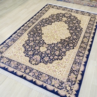 152x244cm tapis en soie personnalisés noués à la main grande taille grands tapis doux intérieur pour salon grands tapis persans