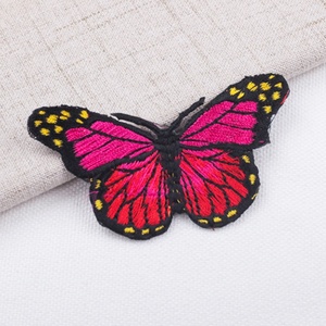 Parches Bordados al por Mayor, Parches de Mariposas Coloridos Personalizados para Planchar - Product Image 2