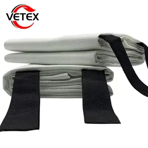 Free Sample En1869 Emergency Fiberglass Fire Blanket Fireproof Blanket 1m*1m PVC Soft Bag