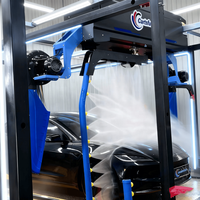Lave-Auto Entièrement Automatique 24h/24 et 7j/7, Rapide (3-7 Min) avec Système Mousse et Cire, Idéal pour Centres d'Esthétique Automobile et Aires de Service Routières