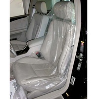 Housses de siège auto universelles, imperméables, transparentes, en plastique transparent