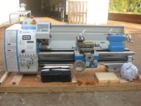 SUMORE Nouveau Tour à métaux manuel horizontal de table 220V 290mm SP2129-I