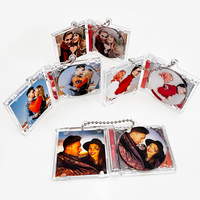 Mini album NFC en plastique personnalisé, acrylique pour CD de musique, bricolage, porte-clés d'anime avec NFC intégré pour l'organisation de photos numériques