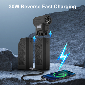 Aspirador portátil para coche, carga inalámbrica, superpotente, soplador de aire para PC de grado Industrial, pequeño Secado, características de mano violenta - Product Image 5