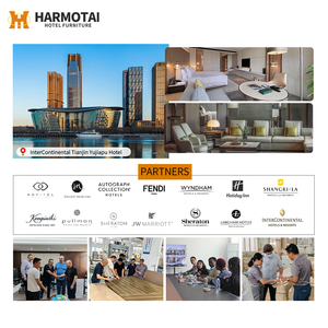 Ensemble de meubles de restaurant en bois <span class=keywords><strong>minimaliste</strong></span> moderne et élégant pour Wyndham Pattaya Midsky Beach Hotel pour salle à manger ou école - Product Image 6