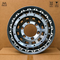 Jantes en alliage d'aluminium forgé MOJIO de 15 pouces, style Beadlock, pour Jeep Wrangler 4x4 SUV Pickup tout-terrain