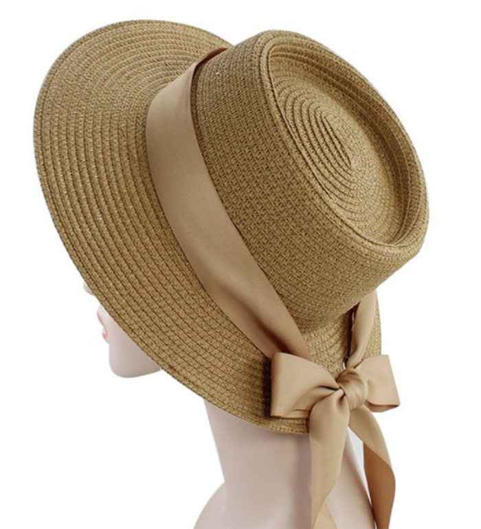 Женская плетеная Солнцезащитная шляпа, соломенная шляпа для путешествий и верховой езды, весна-лето 2022