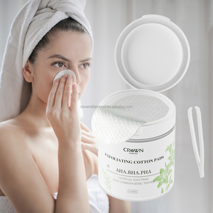 แผ่นโทนเนอร์สำหรับขัดผิวหน้าอย่างอ่อนโยนเพื่อผิวกระจ่างใส30วันโลโก้กำหนดเองได้ - Product Image 1