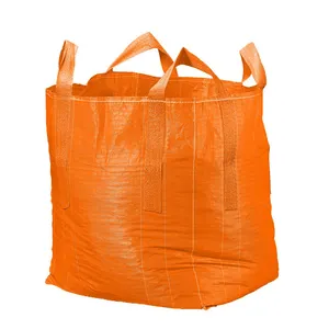 Sac sembo mack, grand sac circulaire pour station de ciment, en soie avec 4 boucles, 1 to,