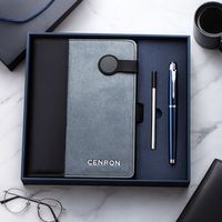 Coffret Cadeau Luxe CL – Carnet et Stylo – Lot de Journaux A5 à Couverture Rigide avec Impression UV – Produit Promotionnel pour le Jour de la Terre et les Remises de Diplômes