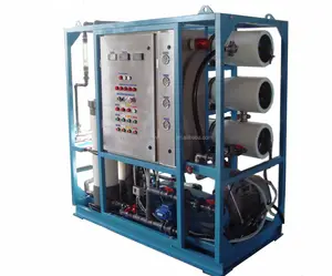 Different Capacity Portable Marine Ro Mobile Desalination Plants For Resort Hotel Ship Drinking Water