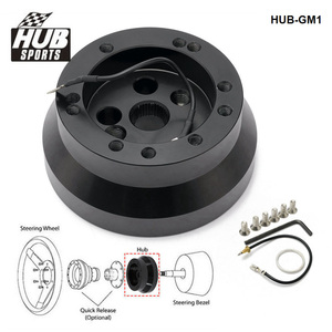 Adaptateur de moyeu court poli pour volant HUB Sports à <span class=keywords><strong>5</strong></span> et 6 trous, kit de moyeu pour Ididit et Flaming River Column GM Spline HUB-GM1 - Product Image 3