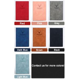 Custom Printing Classic Office A5 Dotted PU Leather Student School Notebook Diary Promotional - Product Image 3