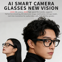 Nouvelles lunettes intelligentes CY02 AI Sport avec double caméra 13MP, vidéo 1080P, traduction en temps réel, suppression du bruit, musique, appels et contrôle par application