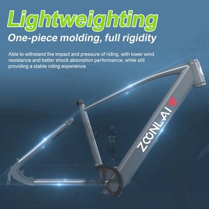 WindChaser 36V 500W Bicicleta Eléctrica 26 "Cadre en acier au carbone Batterie 13AH Vélo de ville électrique Frein à disque Bicyclette <span class=keywords><strong>Electrique</strong></span> - Product Image 4