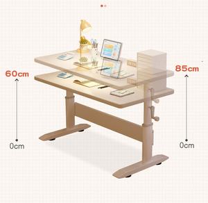Mesa de aprendizaje de madera maciza para estudiantes de primaria y <span class=keywords><strong>secundaria</strong></span>, escritorio de dormitorio infantil que se puede levantar, mesas escritas a mano - Product Image 6