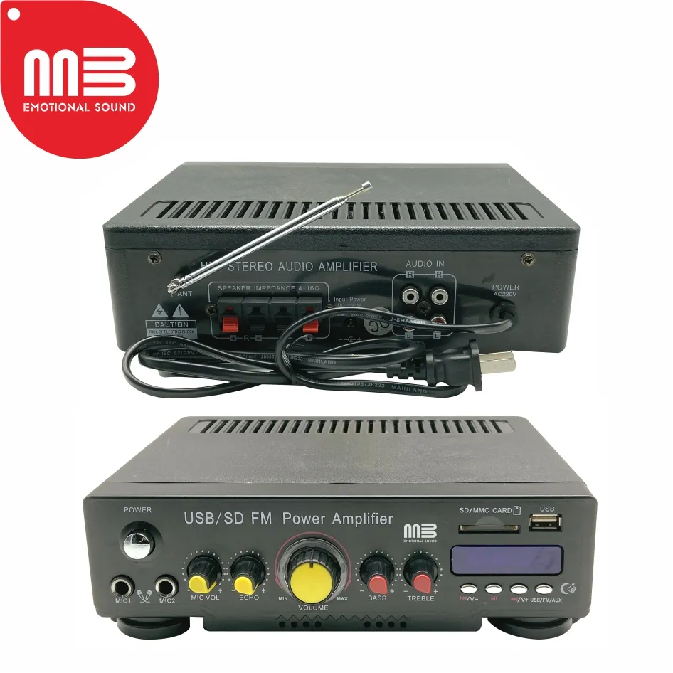 Toptan yüksek kalite mp3 bt kablosuz bt hifi stereo 12v mini otomatik araba stereo güç amplifikatörü