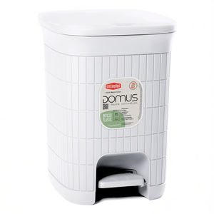 DOMUS HOME COLLECTION pedal <b>bin</b> (20Lt) White 90300 - Product Image 2