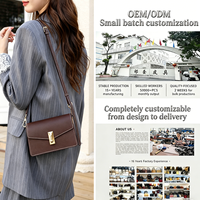 Sac bandoulière de luxe pour femme, design personnalisable, avec fermoir doré, style enveloppe, haute qualité, vente en gros
