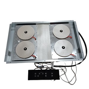 220V ~ 240V quatre cuiseur à induction invisible électrique pour comptoir/4 plaques à induction invisibles FLEX ZONE - Product Image 2