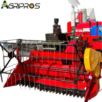 Moissonneuse-Batteuse Autopropulsée 35 CV pour Riz, Millet et Soja, Poussée Manuelle, Multicylindre