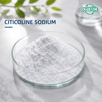 %99 Gıda Sınıfı Sodyum Sitikolin CAS 33818-15-4 Beyin Sağlığı Tozu, Hafızayı, Odaklanmayı ve Zihinsel Enerjiyi Artırır, Takviye Edici Hammadde