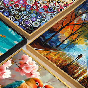 Sáng Tạo Tường Nghệ Thuật Trang Trí Nội Thất Người Lớn Trẻ Em Màu Vẽ Trên Vải Handpainted Dầu Trang Trí Bức Tranh Tự Làm Tranh Bằng Số - Product Image 6
