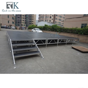 Scène modulaire en aluminium 6mx6m, hauteur réglable, pour mariages et concerts - Product Image 3