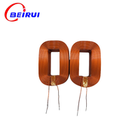 Bobine d'induction sans fil à noyau de ferrite personnalisé, forme ronde, SMD, montage DIP