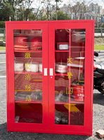 ZHENKE 2026 Casier de rangement d'urgence en acier avec étagères réglables, mobilier commercial pour usage industriel et de bureau