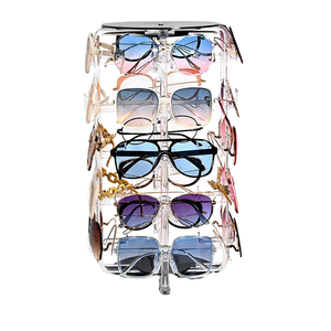 Exhibidor de Gafas de Sol Acrílico Portátil Moderno, Soporte Acrílico Ecológico y Reciclable, Caja Exhibidora Elevadora - Product Image 1