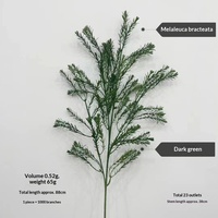 Tanaman Simulasi Melaleuca Bunga Emas untuk Dekorasi Pernikahan, Rumah, Hotel, Auditorium, Set Plastik PVC Lembut 30-100cm