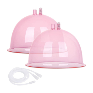 BBL accessoires d'agrandissement des fesses 21cm une paire de ventouses de fesses de <span class=keywords><strong>sein</strong></span> ventouses de levage des fesses avec tuyau en Y - Product Image 6