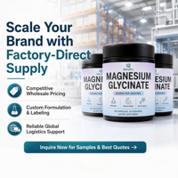 Capsules de glycinate de magnésium Qbioflex OEM/ODM pour le soutien nerveux, complément de glycinate de magnésium pour hommes
