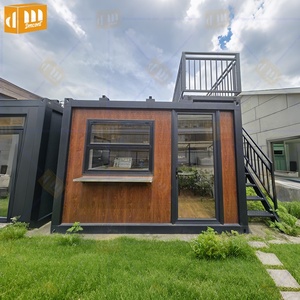 Portable Cafe Bar Shop Container Casas prefabricadas desmontables Flatpack 40Ft Prefabricado Home Modular Store Restaurante - Product Image 3