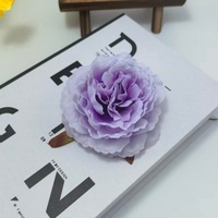 Bunga Jepit Rambut Besar Kecil Peony Bunga Buatan DIY Dekorasi Pernikahan Korsase Kain Buatan Tangan Multi-warna Ymd-001