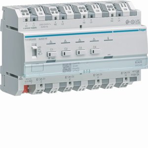 Module variateur TYAS664AN compatible avec Hagers KNX Secure TP, 4 sorties 300W, combinable, 230V AC ETS 8M - Product Image 1