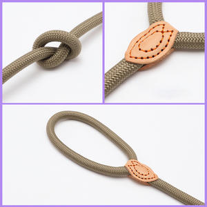 <span class=keywords><strong>Correa</strong></span> <span class=keywords><strong>de</strong></span> cuerda trenzada resistente <span class=keywords><strong>para</strong></span> <span class=keywords><strong>perros</strong></span> del fabricante, <span class=keywords><strong>correa</strong></span> <span class=keywords><strong>de</strong></span> adiestramiento con lazo ajustable <span class=keywords><strong>para</strong></span> collar. - Product Image 5