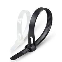 Attaches de câbles en plastique ignifuges réutilisables de haute qualité certifiées CE, en nylon recyclé, 200 mm, libérables, XJH, pour câbles électriques