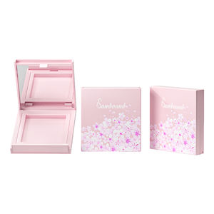 Custom Refillable Product Cosmetic Packaging Empty Plastic Compact Powder <b>Matte</b> square Compact case - Product Image 6